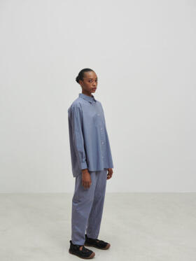 Skall Studio - Skall Studio Edgar Shirt dusty blue