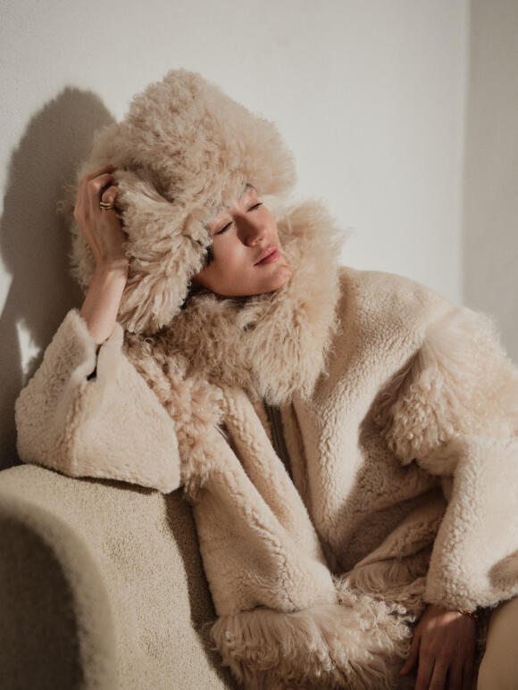 Rabens Saloner - Rabens Saloner Duo Shearling Hat