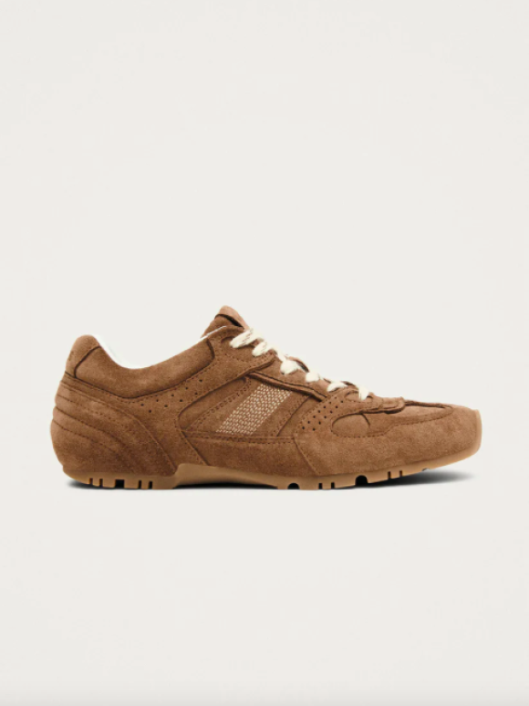Alohas - Alohas Suede Brown Leather Sneakers