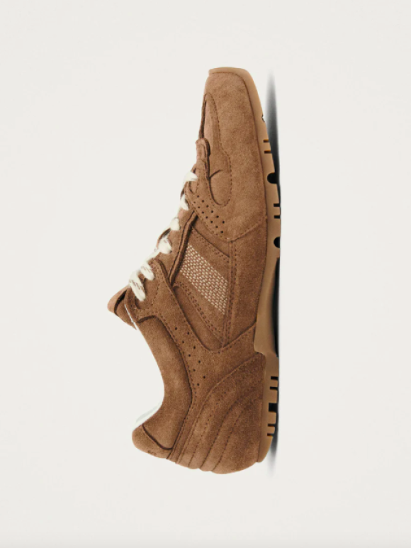 Alohas - Alohas Suede Brown Leather Sneakers