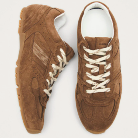 Alohas - Alohas Suede Brown Leather Sneakers