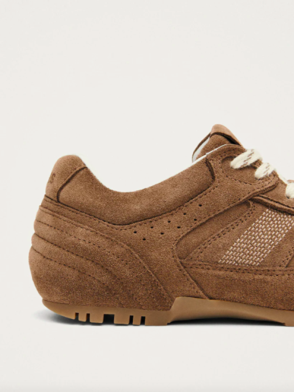 Alohas - Alohas Suede Brown Leather Sneakers