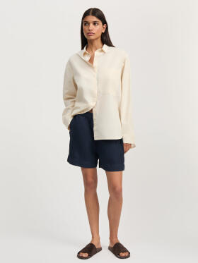 Aiayu - Aiayu Casual Shorts Linen