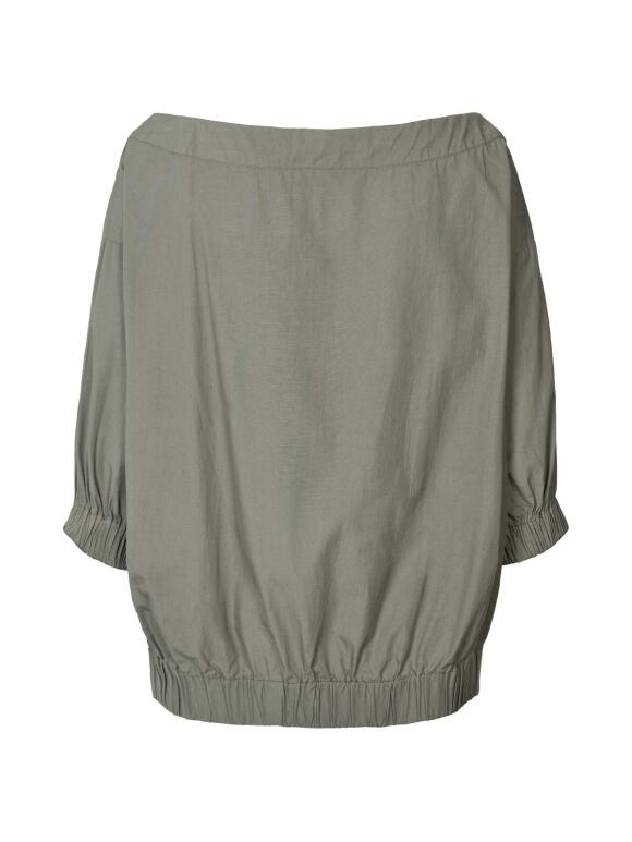 Rabens Saloner - Rabens Saloner Poplin Top Ingefred