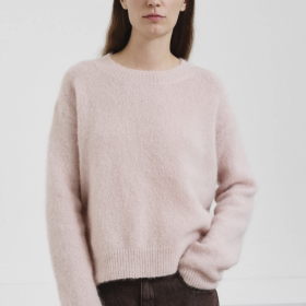 Pomandére Crewneck Sweater Antique Pink