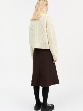 Skall Studio - Skall Studio White Sun O-Neck Jumper