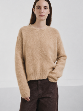Pomandére Crewneck Sweater Sand Pomandére Crewneck Sweater Sand
