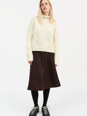 Skall Studio - Skall Studio White Sun O-Neck Jumper