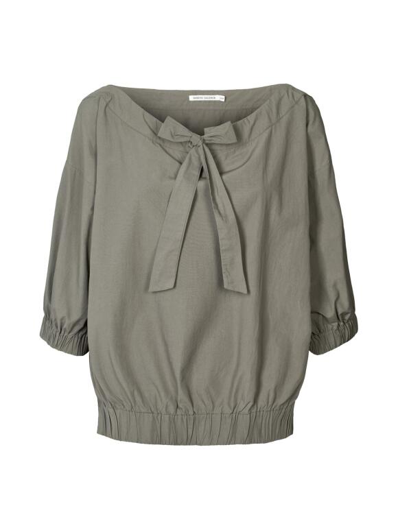 Rabens Saloner - Rabens Saloner Poplin Top Ingefred