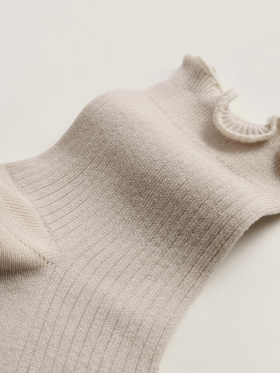 Aiayu - Aiayu Cotton Frill Socks