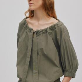 Rabens Saloner - Rabens Saloner Poplin Top Ingefred