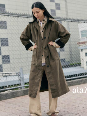 Aiayu - Aiayu Jay Coat Oilskin