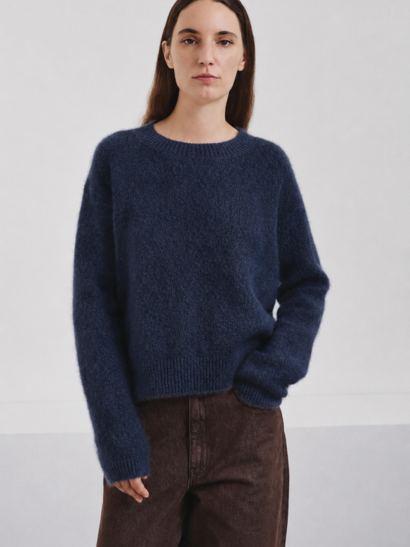 Pomandére Crewneck Sweater Petrol