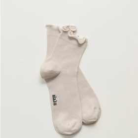 Aiayu - Aiayu Cotton Frill Socks