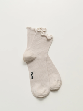 Aiayu - Aiayu Cotton Frill Socks