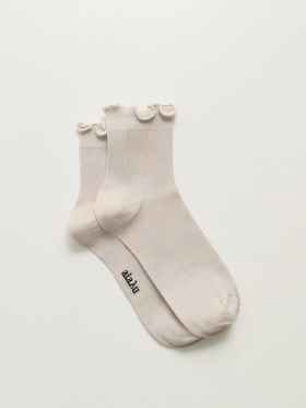 Aiayu - Aiayu Cotton Frill Socks